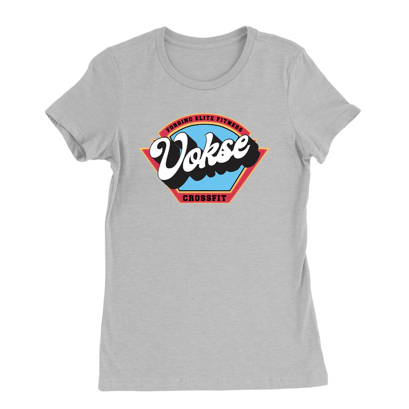 Womens Small Solid Athletic Grey Style_T-Shirt