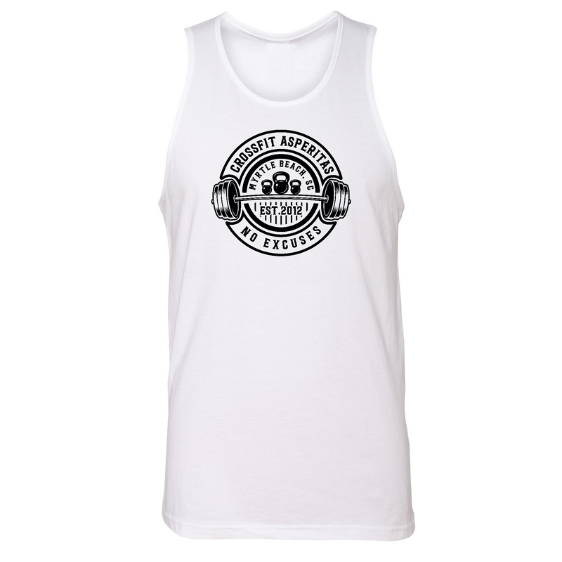 Mens Small White Style_Tank Top