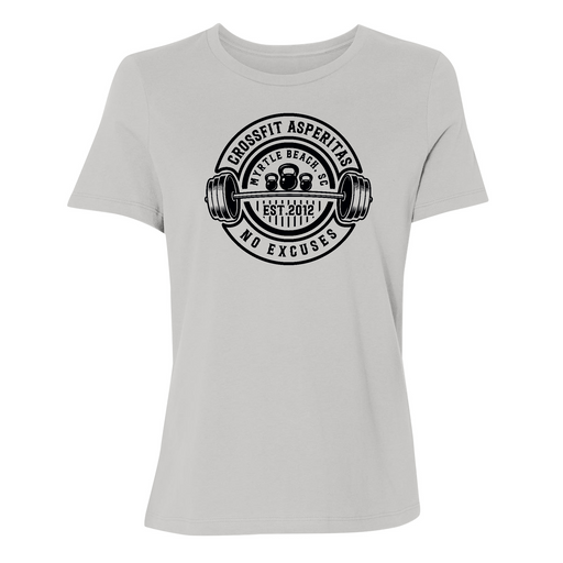 Womens Small Solid Athletic Grey Style_T-Shirt