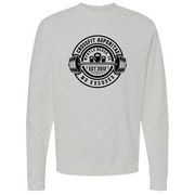 Mens Small Grey Heather Style_Sweatshirt