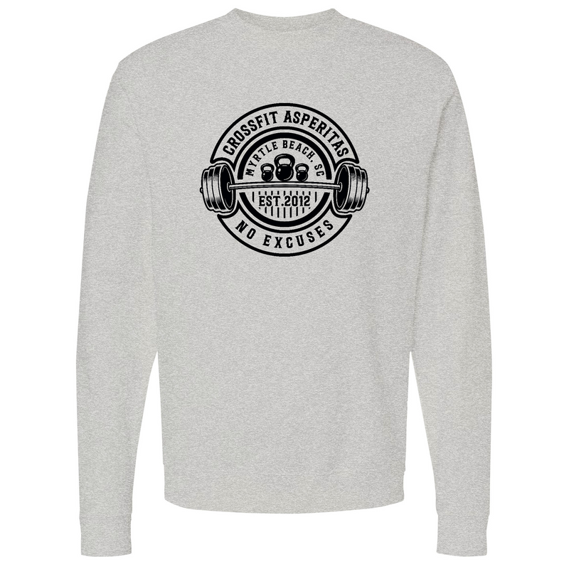 Mens Small Grey Heather Style_Sweatshirt