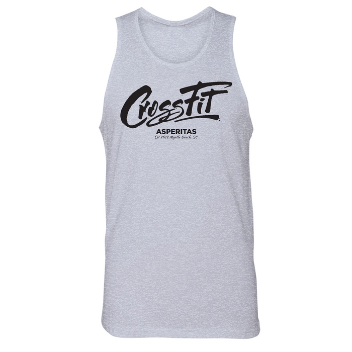 Mens Small Heather Gray Style_Tank Top