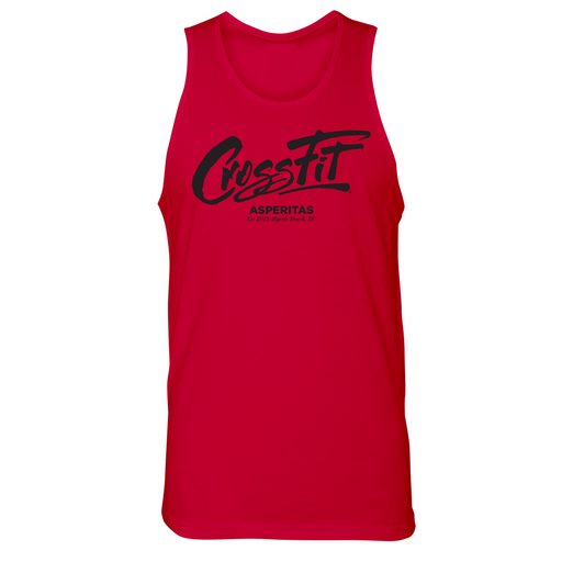 Mens Small Red Style_Tank Top