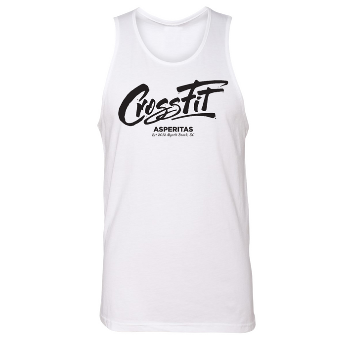 Mens Small White Style_Tank Top