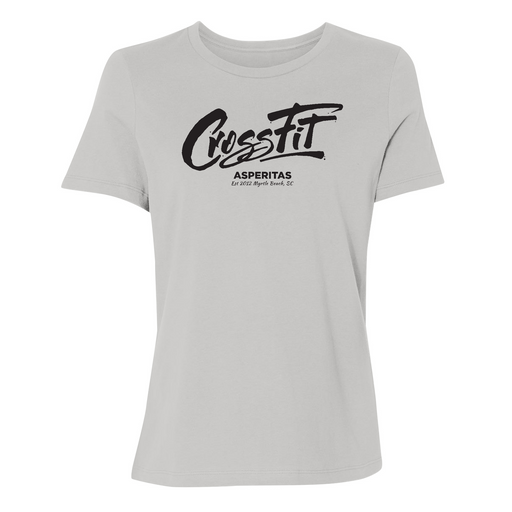 Womens Small Solid Athletic Grey Style_T-Shirt