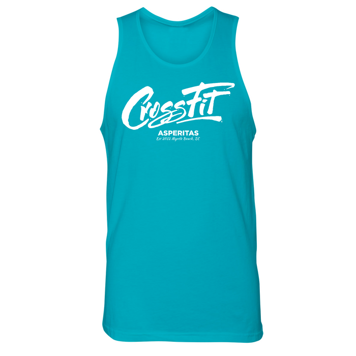 Mens Small Tahiti Blue Style_Tank Top