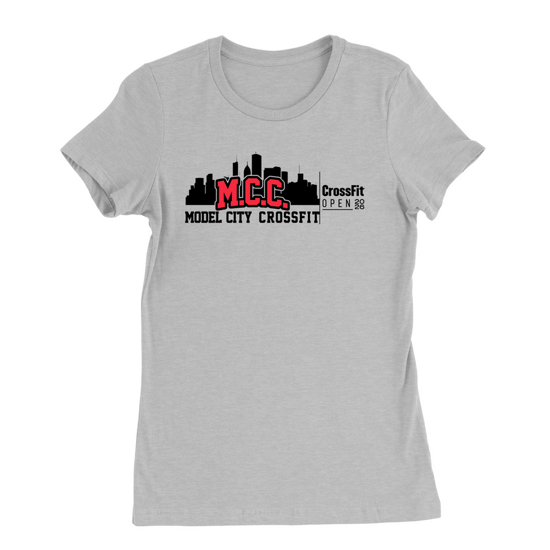Womens Small Solid Athletic Grey Style_T-Shirt
