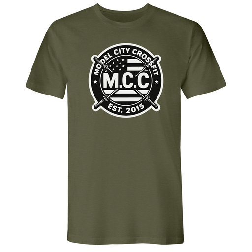 Mens Small Military Green Style_T-Shirt