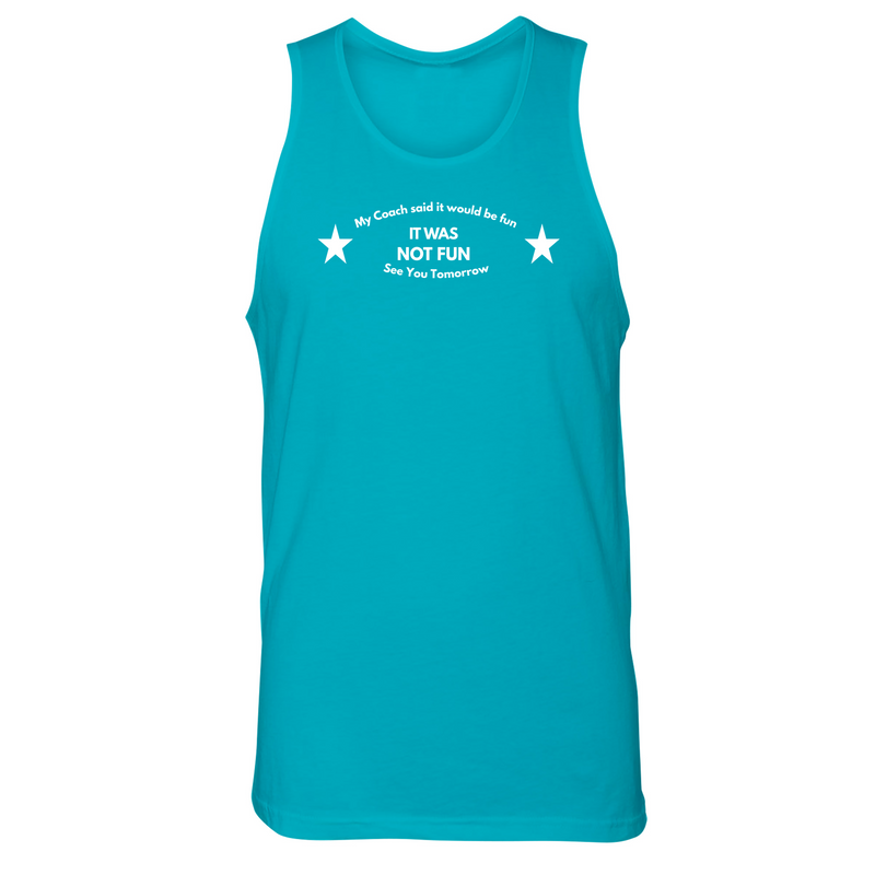 Mens Small Tahiti Blue Style_Tank Top