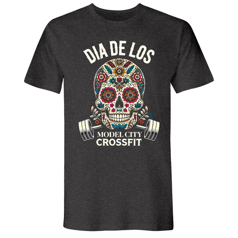 Mens Small Heather Heavy Metal Style_T-Shirt