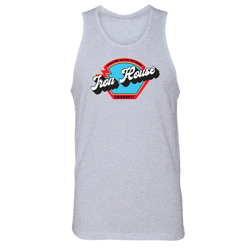 Mens Small Heather Gray Style_Tank Top