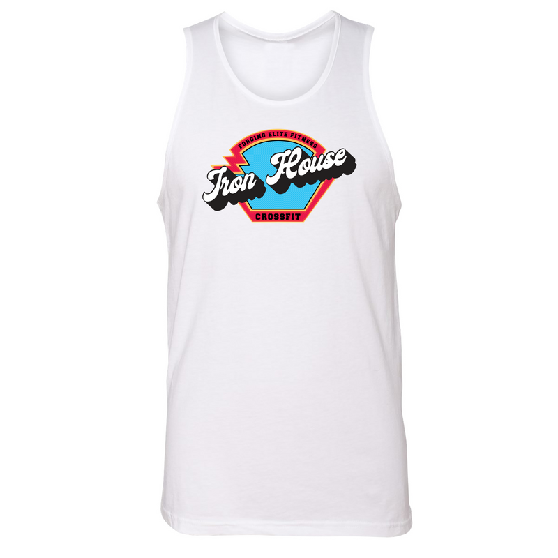 Mens Small White Style_Tank Top