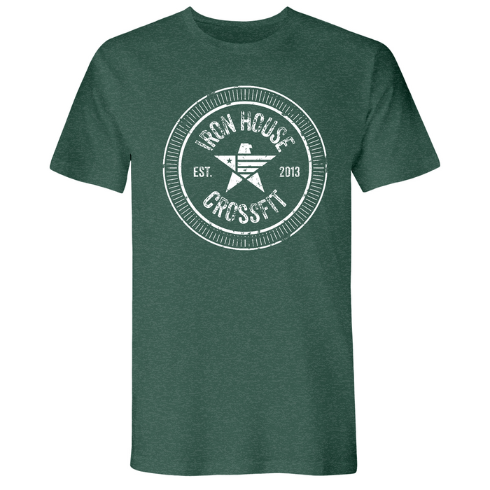 Mens Small Heather Forest Green Style_T-Shirt