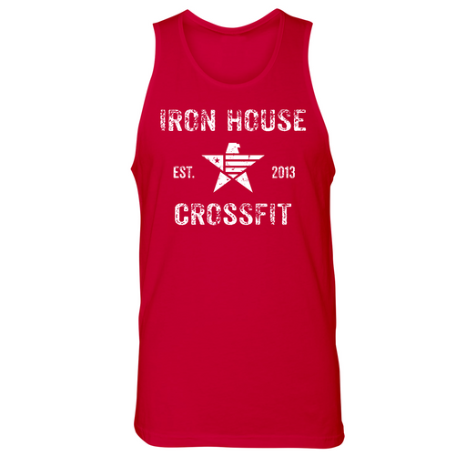 Mens Small Red Style_Tank Top