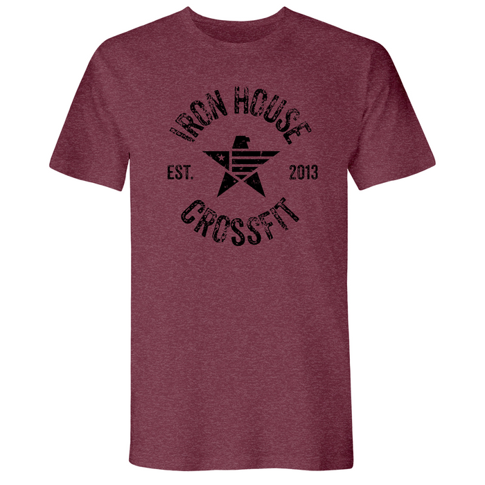 Mens Small Heather Maroon Style_T-Shirt