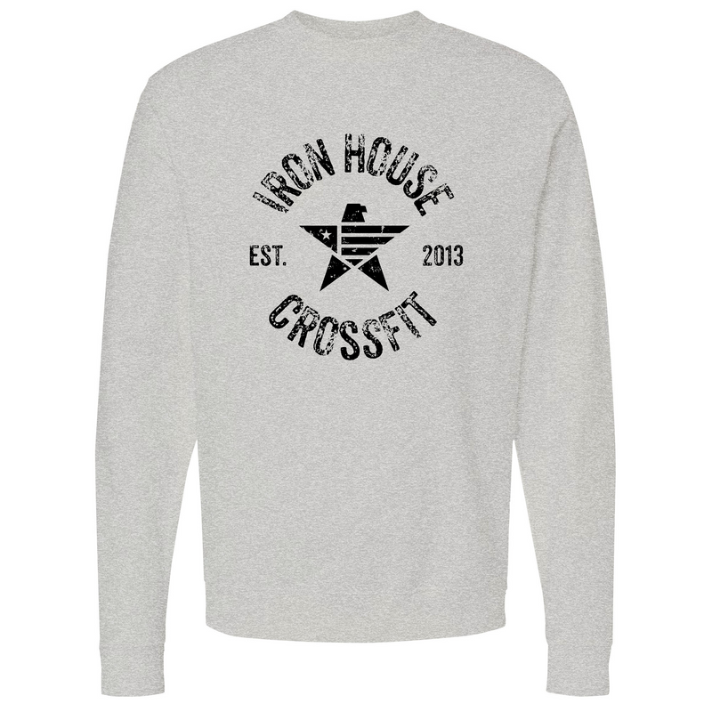 Mens Small Grey Heather Style_Sweatshirt
