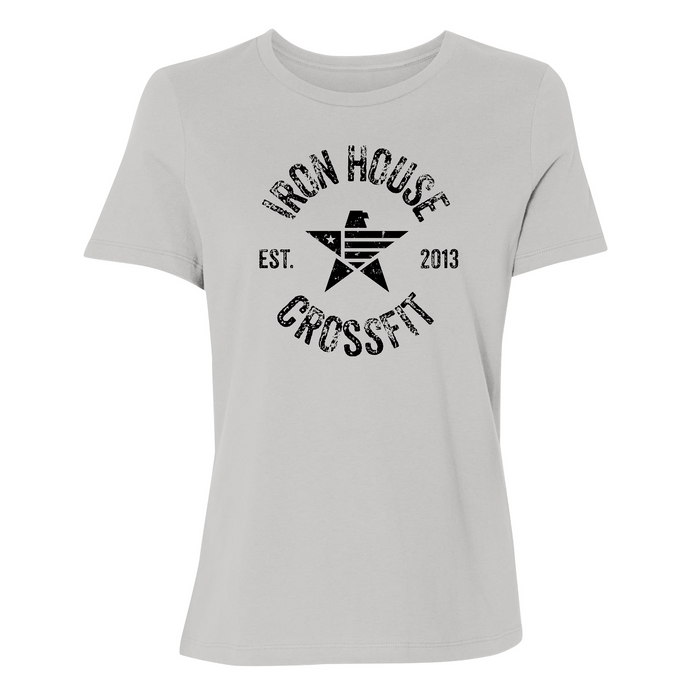 Womens Small Solid Athletic Grey Style_T-Shirt