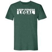 Mens Small Heather Forest Green Style_T-Shirt