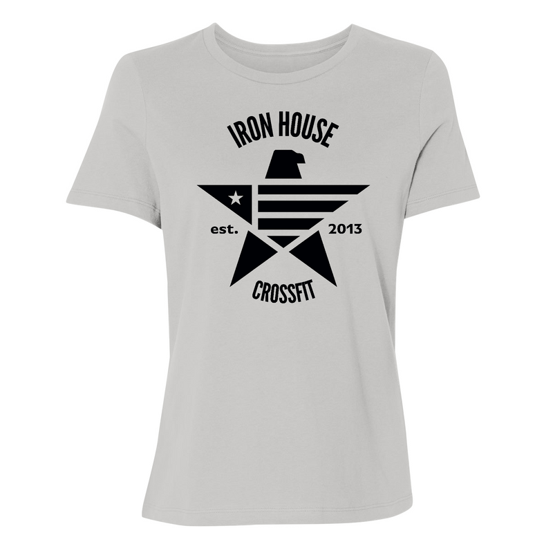 Womens Small Solid Athletic Grey Style_T-Shirt