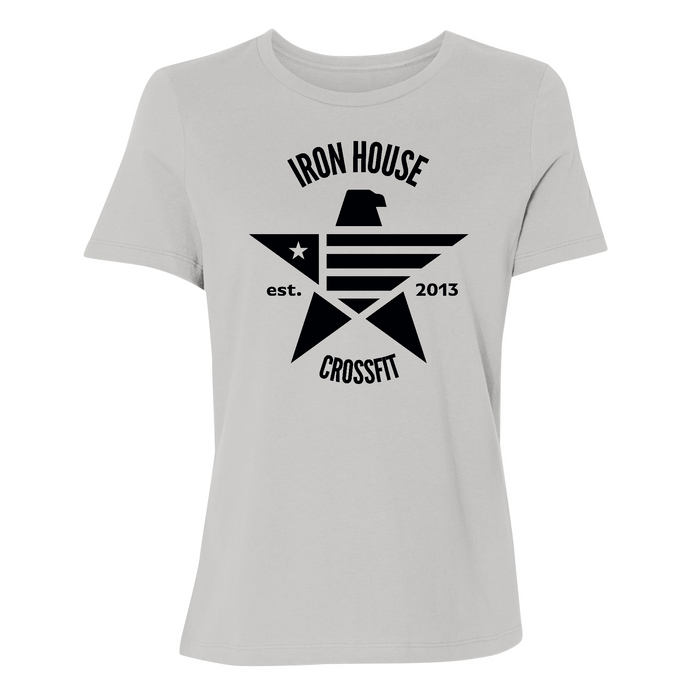 Womens Small Solid Athletic Grey Style_T-Shirt