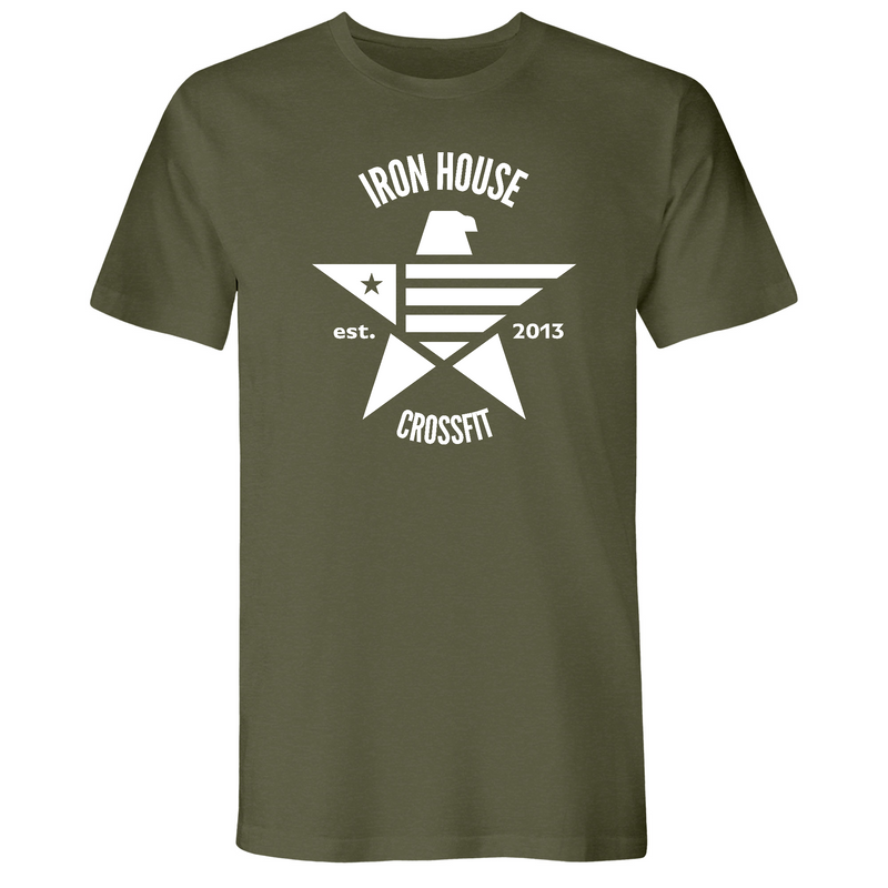 Mens Small Military Green Style_T-Shirt