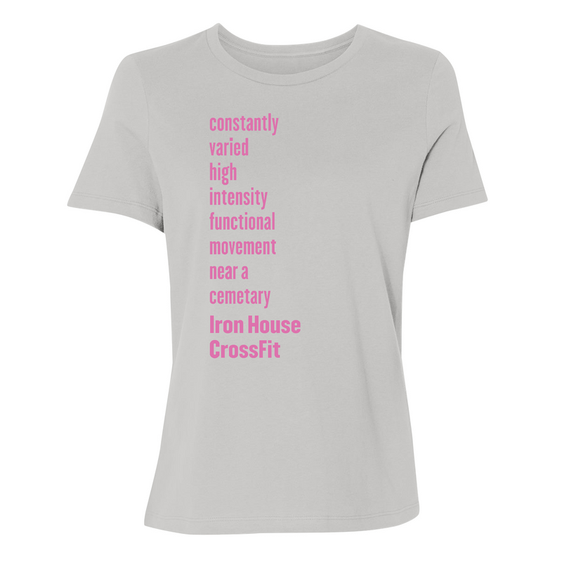 Womens Small Solid Athletic Grey Style_T-Shirt