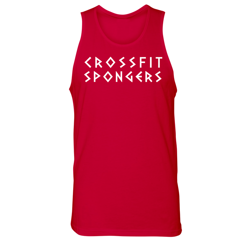 CrossFit Spongers White Mens - Tank Top