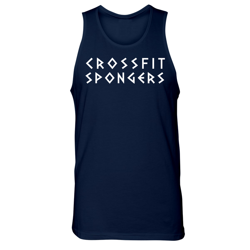 CrossFit Spongers White Mens - Tank Top