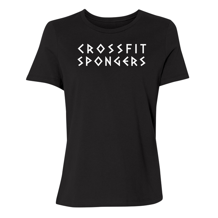 CrossFit Spongers White Womens - T-Shirt