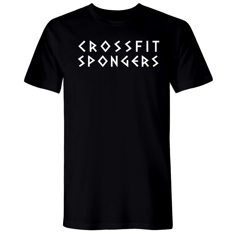 CrossFit Spongers White Mens - T-Shirt