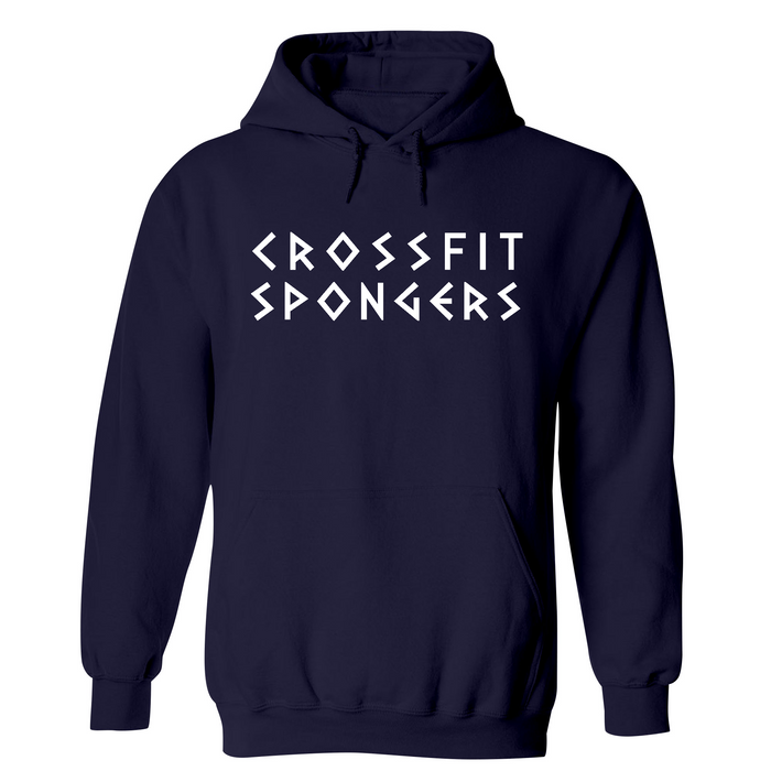 CrossFit Spongers White Mens - Hoodie