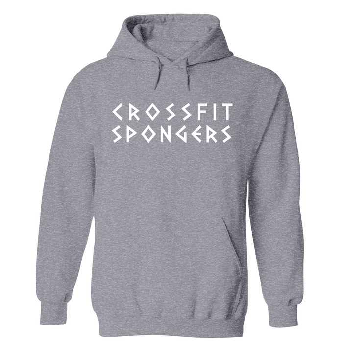 CrossFit Spongers White Mens - Hoodie