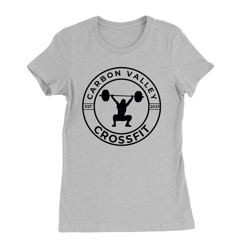 Womens Small Solid Athletic Grey Style_T-Shirt
