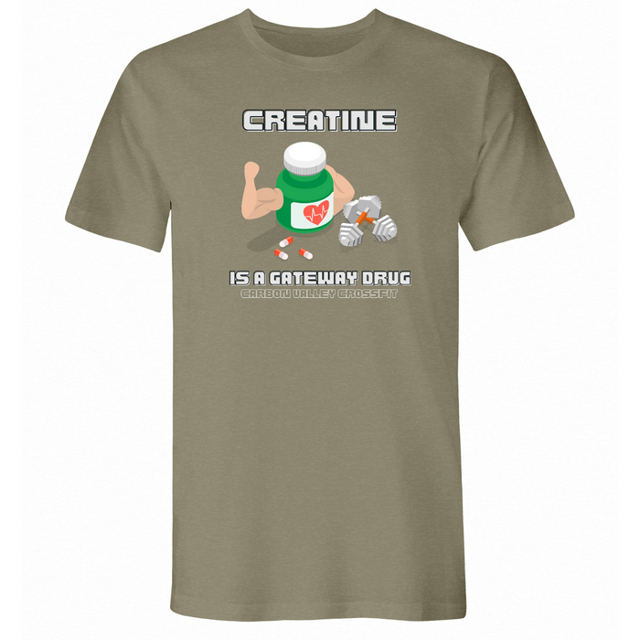 Carbon Valley CrossFit Creatine is a Gateway Drug Mens - T-Shirt