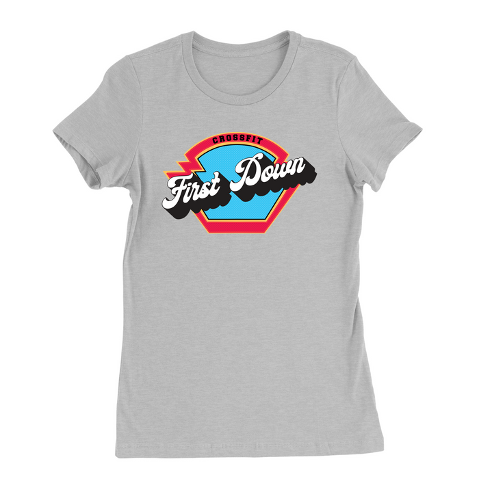 Womens Small Solid Athletic Grey Style_T-Shirt