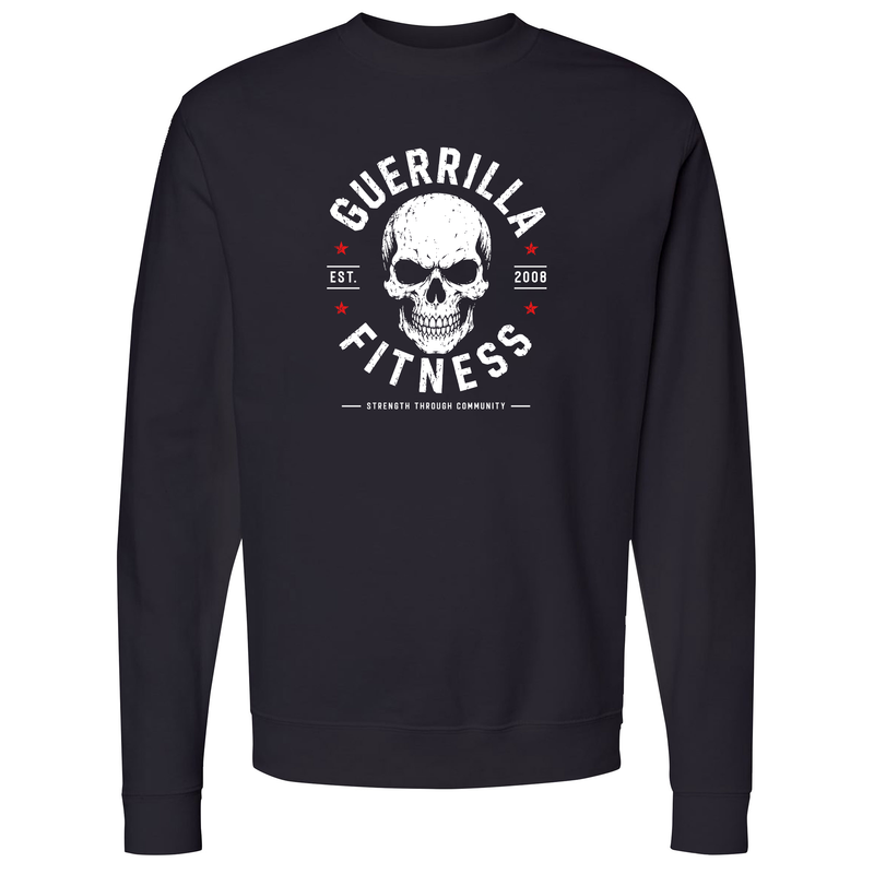 Guerrilla Fitness CrossFit Skull Men's Crewneck