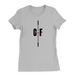 Womens Small Solid Athletic Grey Style_T-Shirt