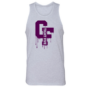 Mens Small Heather Gray Style_Tank Top
