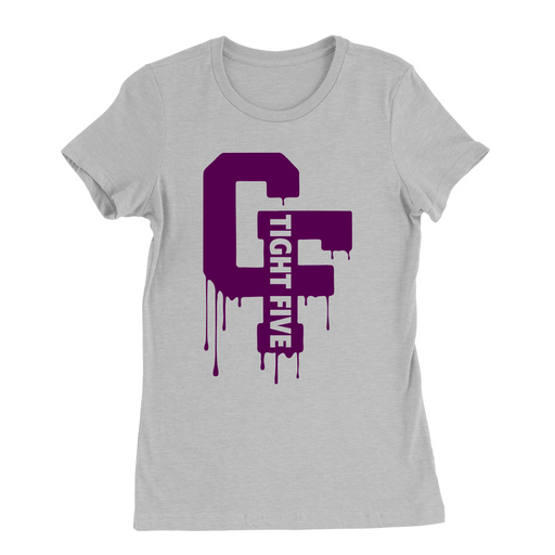 Womens Small Solid Athletic Grey Style_T-Shirt