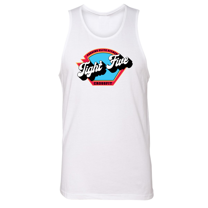 Mens Small White Style_Tank Top