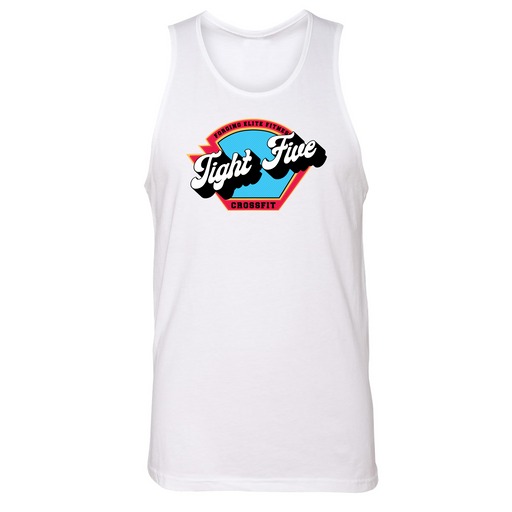 Mens Small White Style_Tank Top