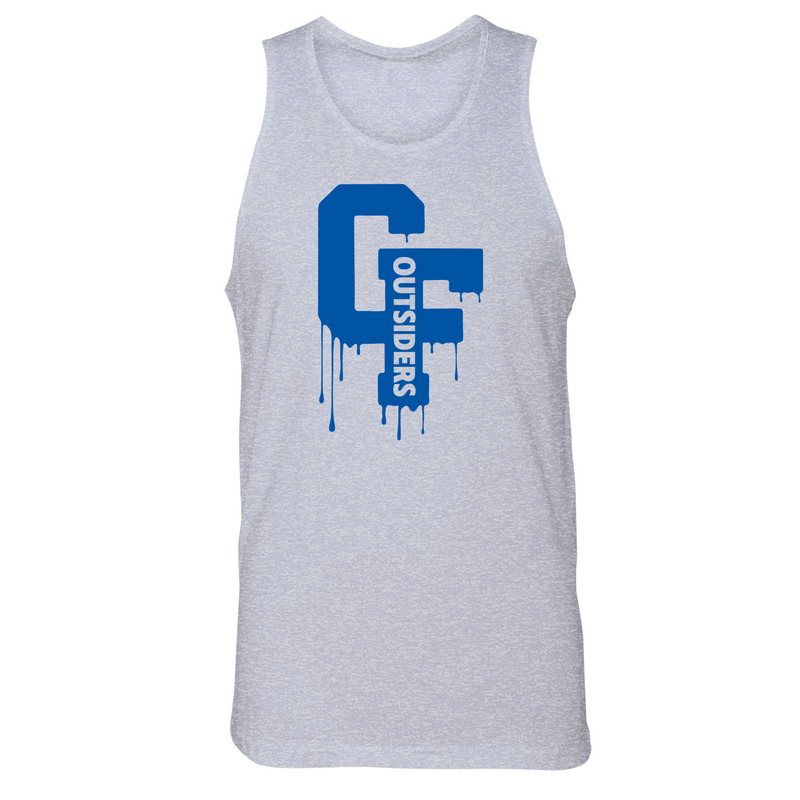Mens Small Heather Gray Style_Tank Top