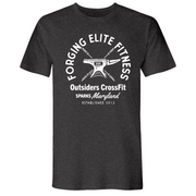 Mens Small Heather Heavy Metal Style_T-Shirt