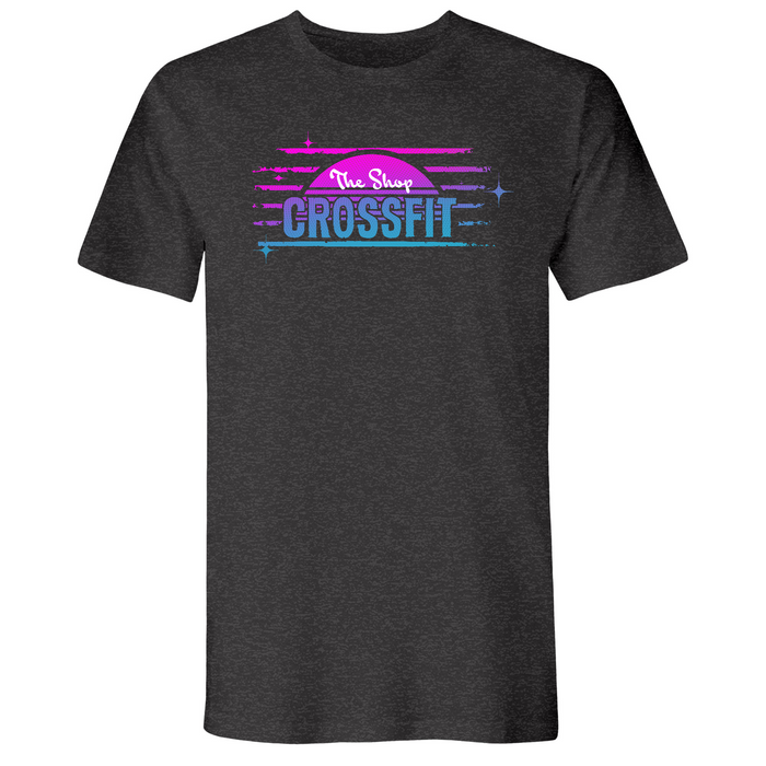 Mens Small Heather Heavy Metal Style_T-Shirt
