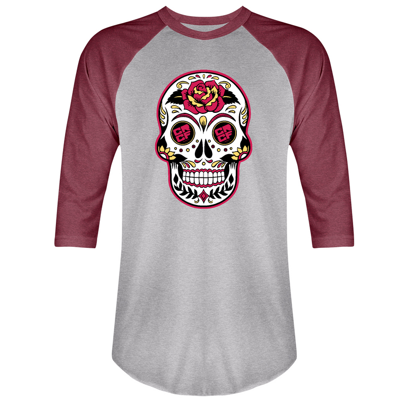 Coast Range CrossFit Day of the Dead Mens - 3/4 Sleeve