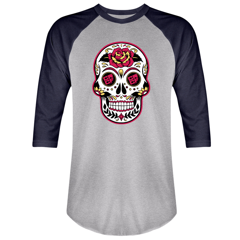 Coast Range CrossFit Day of the Dead Mens - 3/4 Sleeve