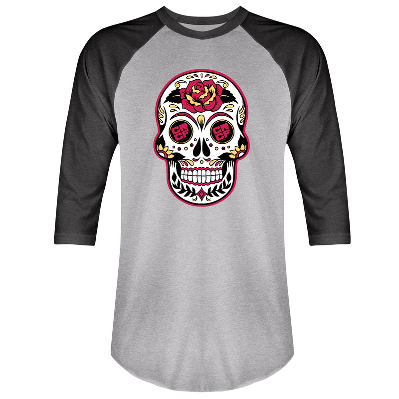 Coast Range CrossFit Day of the Dead Mens - 3/4 Sleeve