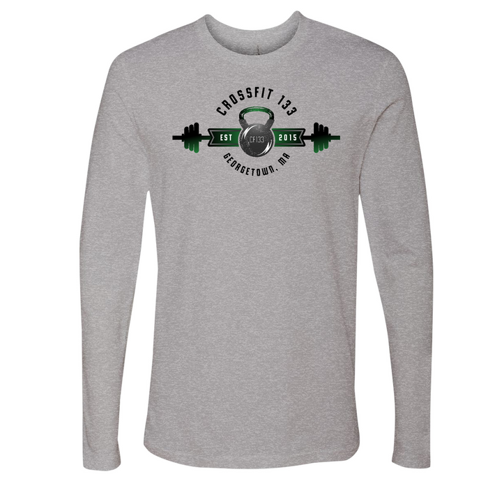 Mens 2X-Large Heather Gray Style_Long Sleeve
