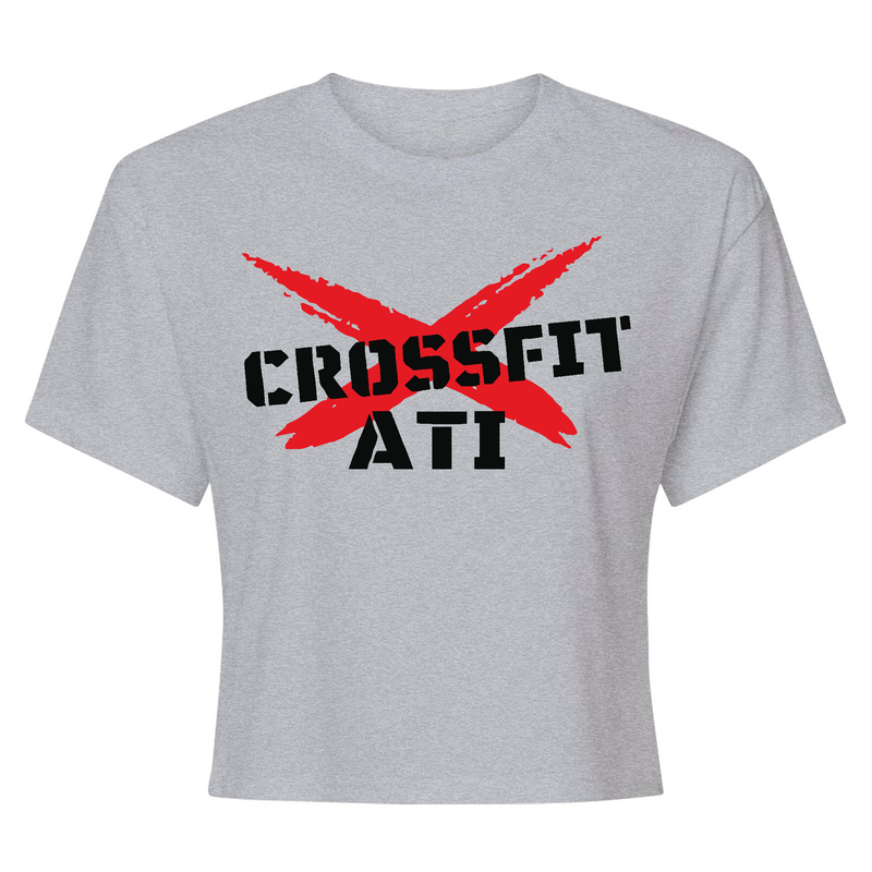 CrossFit ATI USA Womens - Crop Top T-Shirt