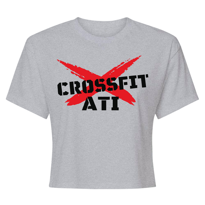 CrossFit ATI USA Womens - Crop Top T-Shirt